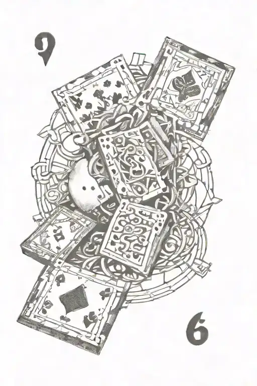 games of chance  tattoo design idea