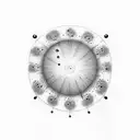 Semi colon that looks like a rain drop  tattoo design idea