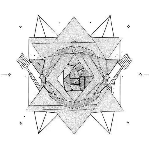 virgo tattoo design idea