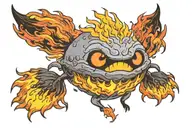 Calcifer tattoo design idea