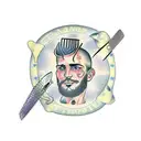Shears and Comb with Banner tattoo design idea