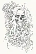ghost  tattoo design idea