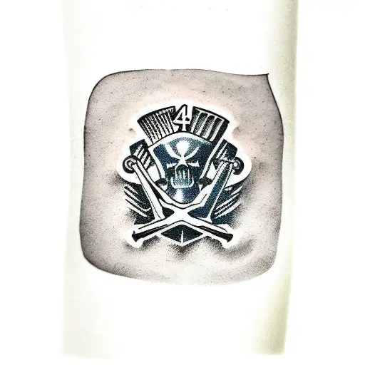 warhammer 40k inquisition arm sleeve tattoo design idea