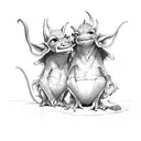 goblin ships tattoo design idea