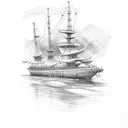 goblin ships tattoo design idea