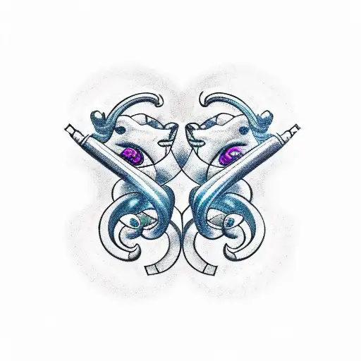 two Gemini, Scorpio, and Taurus  tattoo design idea