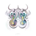 two Gemini, Scorpio, and Taurus  tattoo design idea