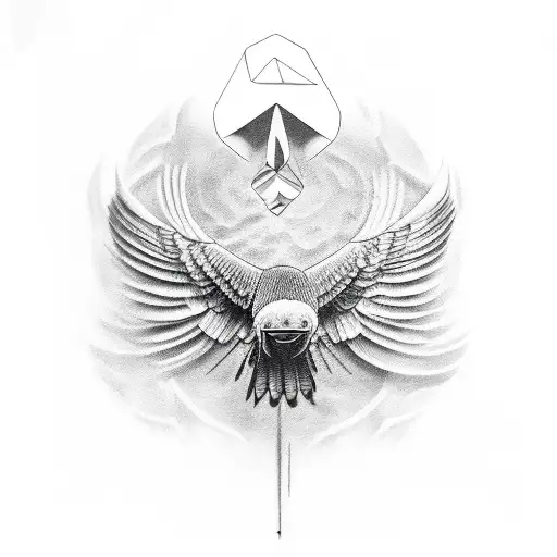 vulture tattoo design idea