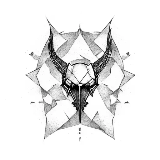 skyrim logo  tattoo design idea