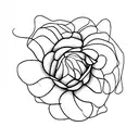 Anatomy of a flower tattoo design idea