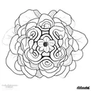 Anatomy of a flower tattoo design idea