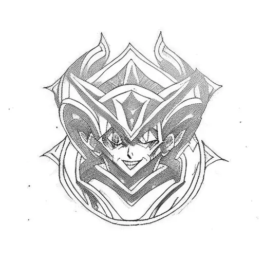 dark magician yugioh tattoo design idea