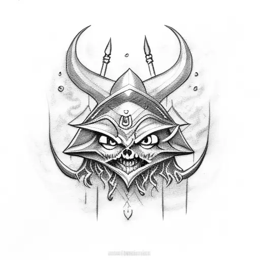 dark magician  tattoo design idea