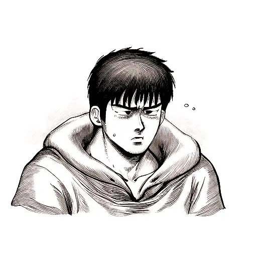 Guts neck mark tattoo design idea