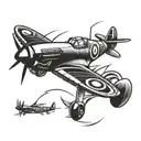 spitfire logo tattoo design idea