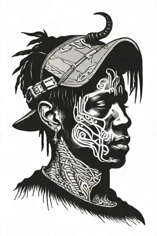 Travis scott tattoo design idea