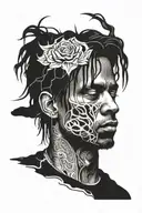 Travis scott tattoo design idea