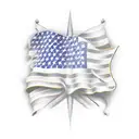 USA FLAG tattoo design idea