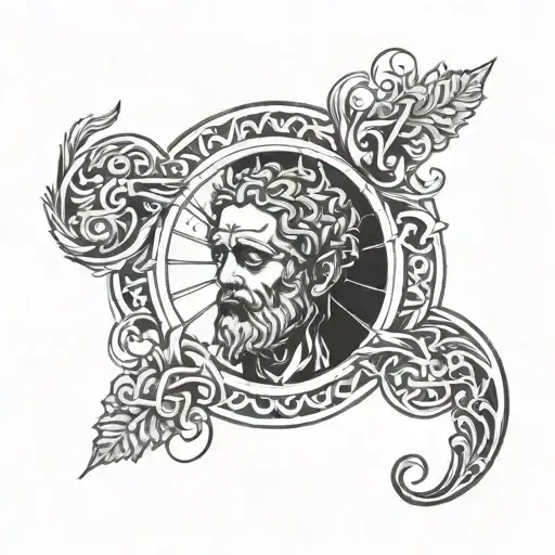 stoicism tattoo tattoo design idea