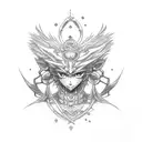 kurapika chain tattoo design idea