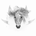 MUSTANG tattoo design idea
