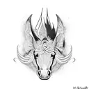 MUSTANG tattoo design idea