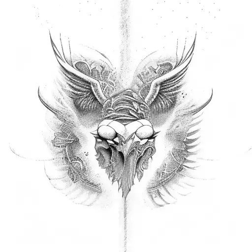 icarus tattoo design idea