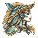 Cleopatra tatoo design tattoo design idea