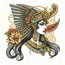 Cleopatra tatoo design tattoo design idea