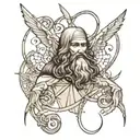 Leonardo da Vinci tattoo design idea