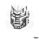 optimus prime tattoo design idea