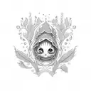 stoner strawberry  tattoo design idea