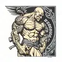 Bodybuilding tattoo design idea