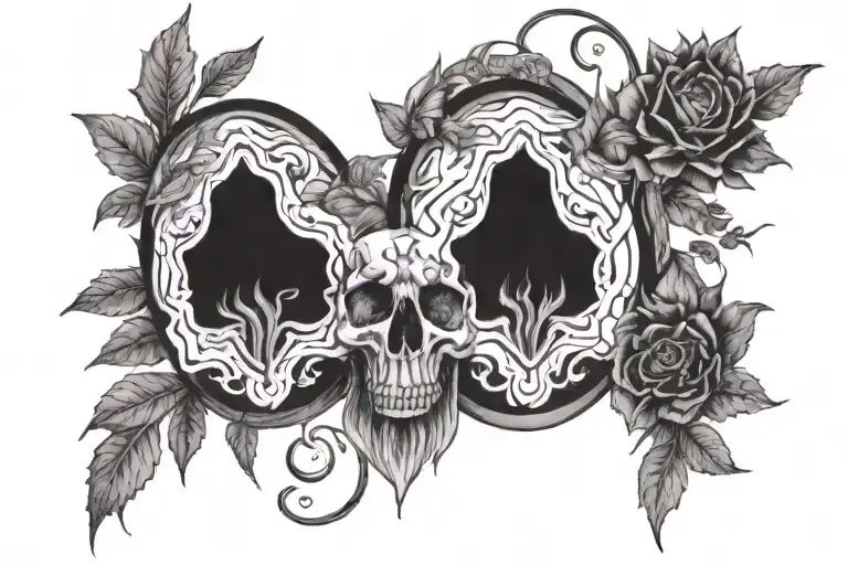 We are dust and shadow tattoo design idea
