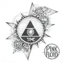 Pink Floyd Time tattoo design idea