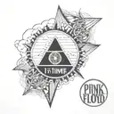 Pink Floyd Time tattoo design idea