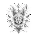 minimalist drums tattoo design idea