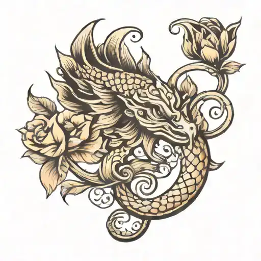 Design a tattoo that includes the latin word "Temperentia" and the scales icon or image tattoo design idea