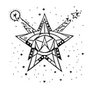 Star that has Brutus tattoo design idea