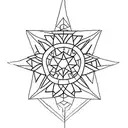 Star that has Brutus tattoo design idea