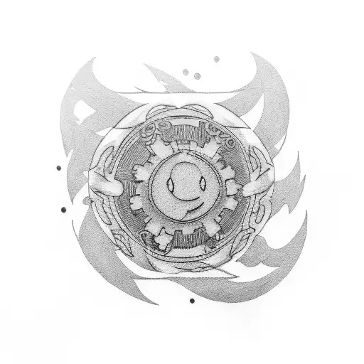 gear 5 luffy  tattoo design idea