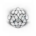  rubik's cube exploded tattoo design idea