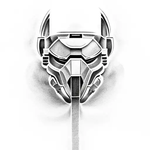 halo tattoo design idea