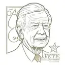 tattoo honoring 100th birthday of Jimmy Carter  tattoo design idea