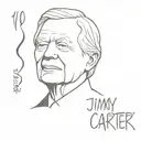 tattoo honoring 100th birthday of Jimmy Carter  tattoo design idea