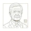 tattoo honoring 100th birthday of Jimmy Carter  tattoo design idea