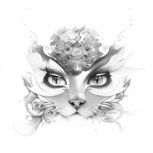 beauty amidst the chaos  tattoo design idea