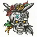 CYBERSECURITY TREBOL tattoo design idea