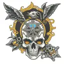 CYBERSECURITY TREBOL tattoo design idea