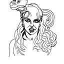 Britney Spears holding the snake at the VMAS  tattoo design idea